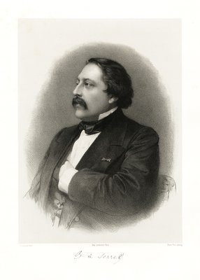 Joseph Alfred Serret, 186566 von Alfred Lemoine Kunstdruck